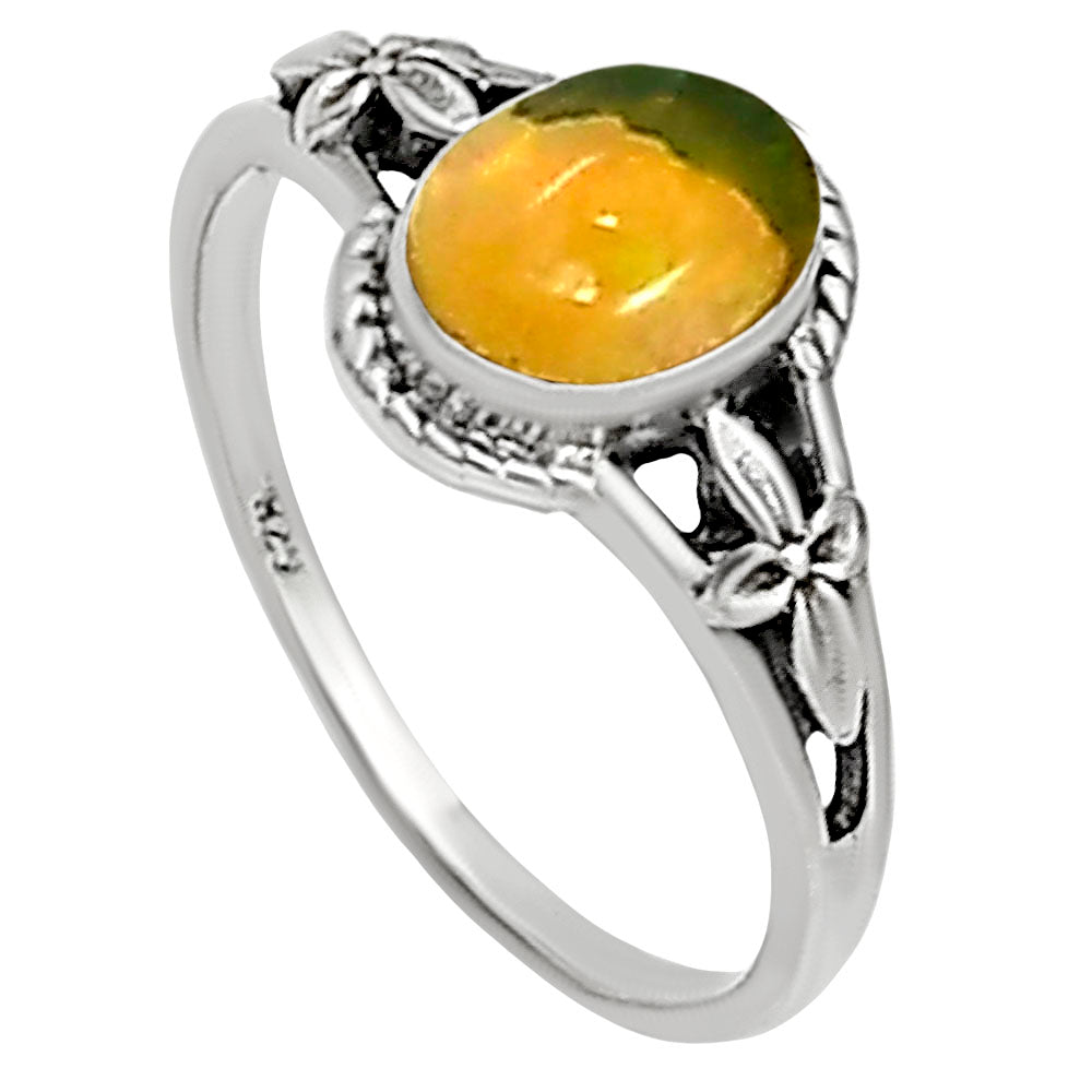 Ethiopian Opal Ring size-5 R-1300 SDR254364