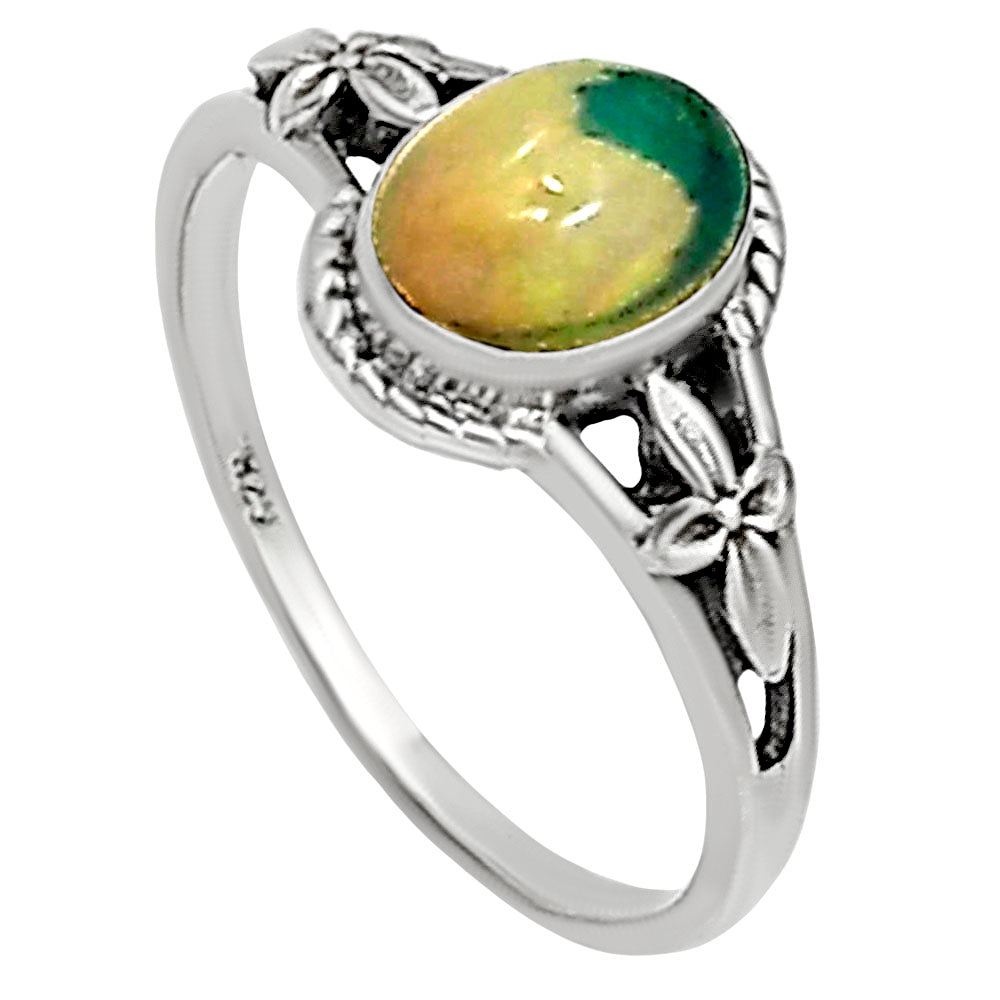 Ethiopian Opal Ring size-7 R-1300 SDR254369