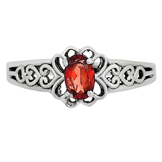 Hessonite Garnet Ring size-7 R-1172 SDR254387