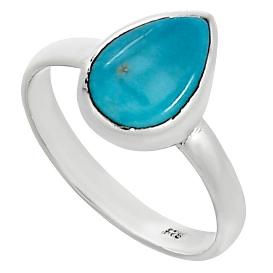 Natural Rare Turquoise Nevada Aztec Mt Ring size-9 R-1001 SDR254389