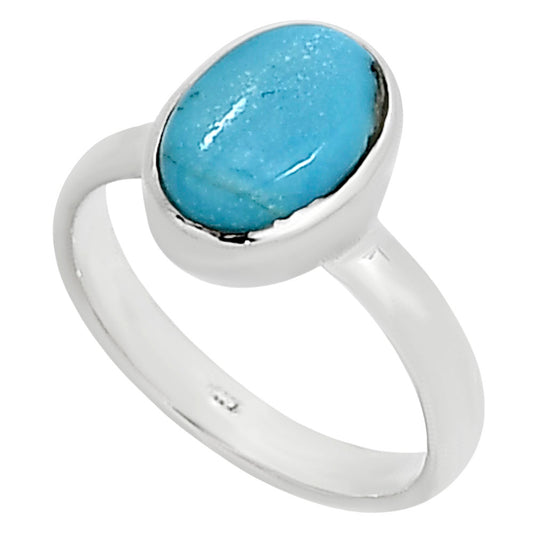 Natural Rare Turquoise Nevada Aztec Mt Ring size-7 R-1001 SDR254390