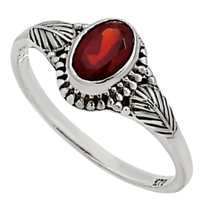 Hessonite Garnet Ring size-7 R-1403 SDR254396