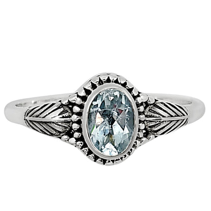 Sky Blue Topaz Ring size-5 R-1403 SDR254415