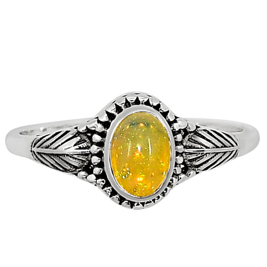 Ethiopian Opal Ring size-5 R-1403 SDR254477