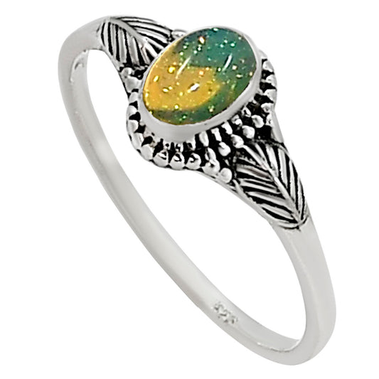 Ethiopian Opal Ring size-5 R-1403 SDR254477