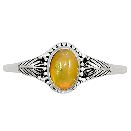 Ethiopian Opal Ring size-6 R-1403 SDR254480