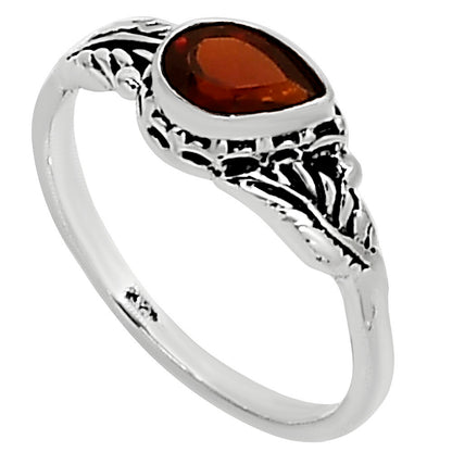 Hessonite Garnet Ring size-5 R-1404 SDR254513