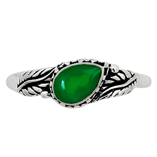 Green Onyx Ring size-7 R-1404 SDR254524