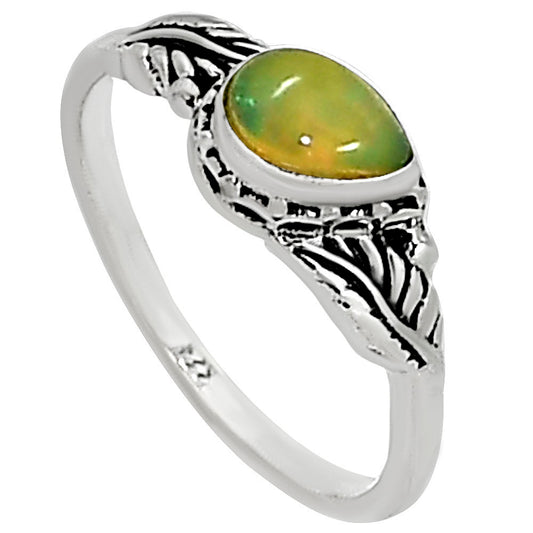 Ethiopian Opal Ring size-8 R-1404 SDR254584