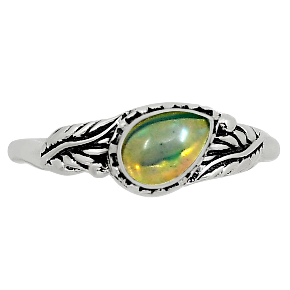 Ethiopian Opal Ring size-7 R-1404 SDR254590