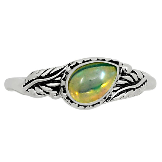 Ethiopian Opal Ring size-7 R-1404 SDR254590