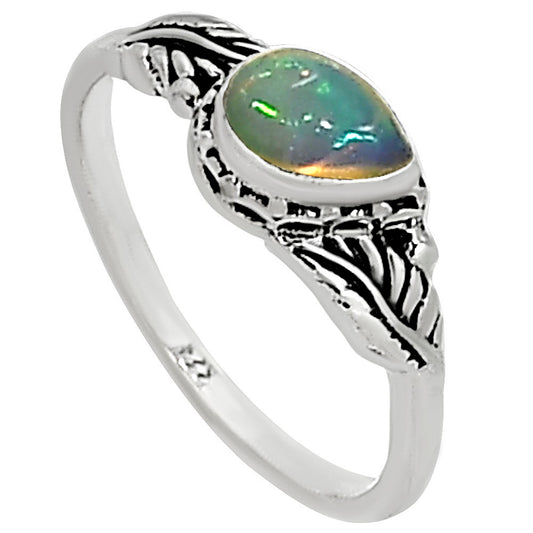 Ethiopian Opal Ring size-6 R-1404 SDR254592