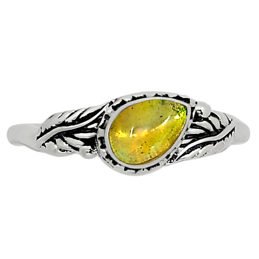 Ethiopian Opal Ring size-6 R-1404 SDR254594