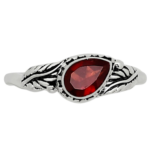 Hessonite Garnet Ring size-8 R-1404 SDR254596