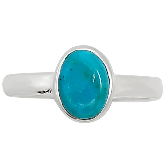 Natural Rare Turquoise Nevada Aztec Mt Ring size-6 R-1001 SDR254597