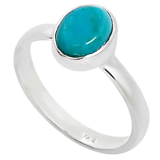Natural Rare Turquoise Nevada Aztec Mt Ring size-6 R-1001 SDR254597