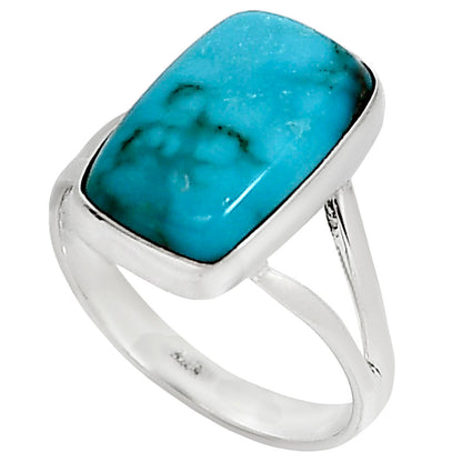 Natural Rare Turquoise Nevada Aztec Mt Ring size-8 R-1002 SDR254603