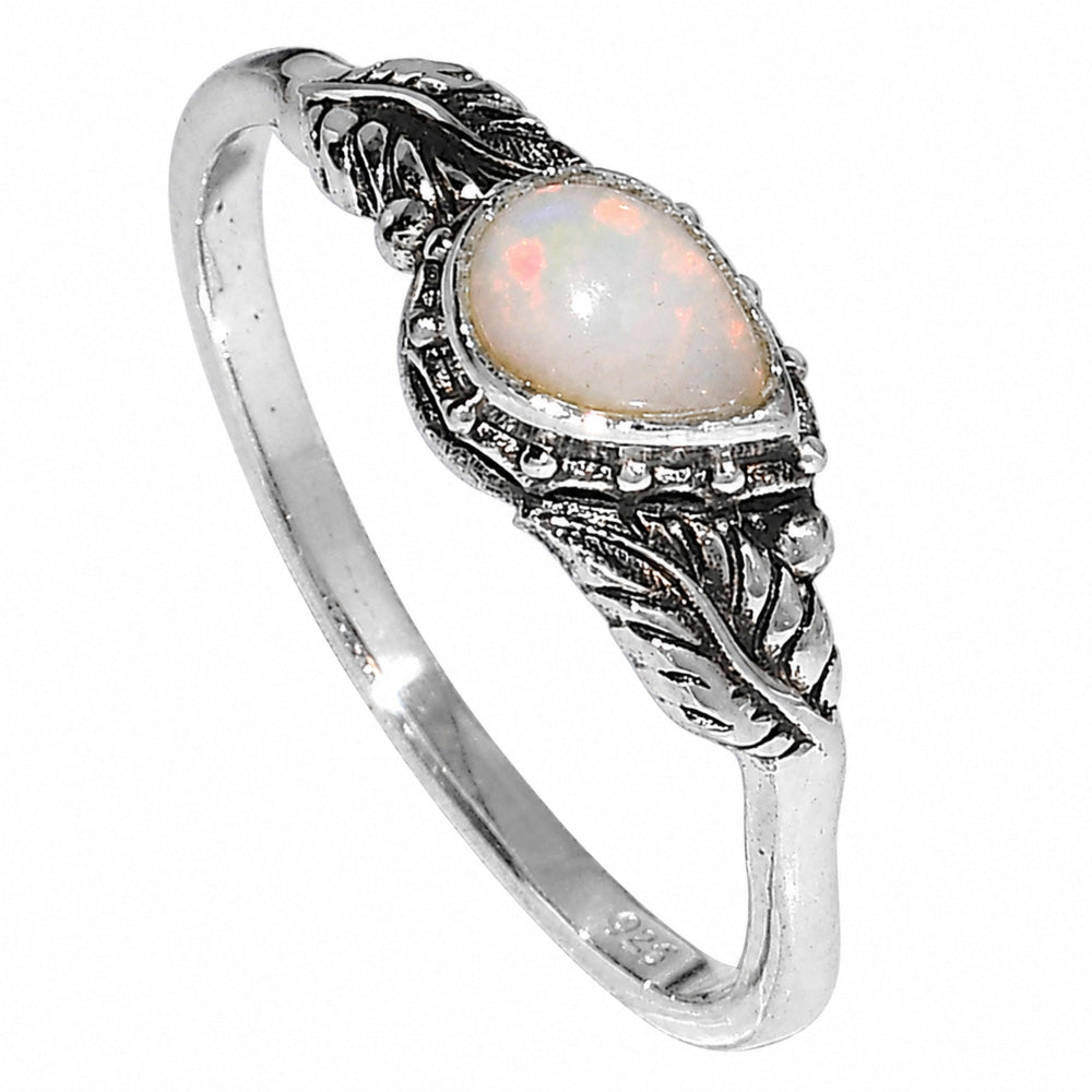 Leaf - Ethiopian Opal Ring size-7 R-1404 SDR254666