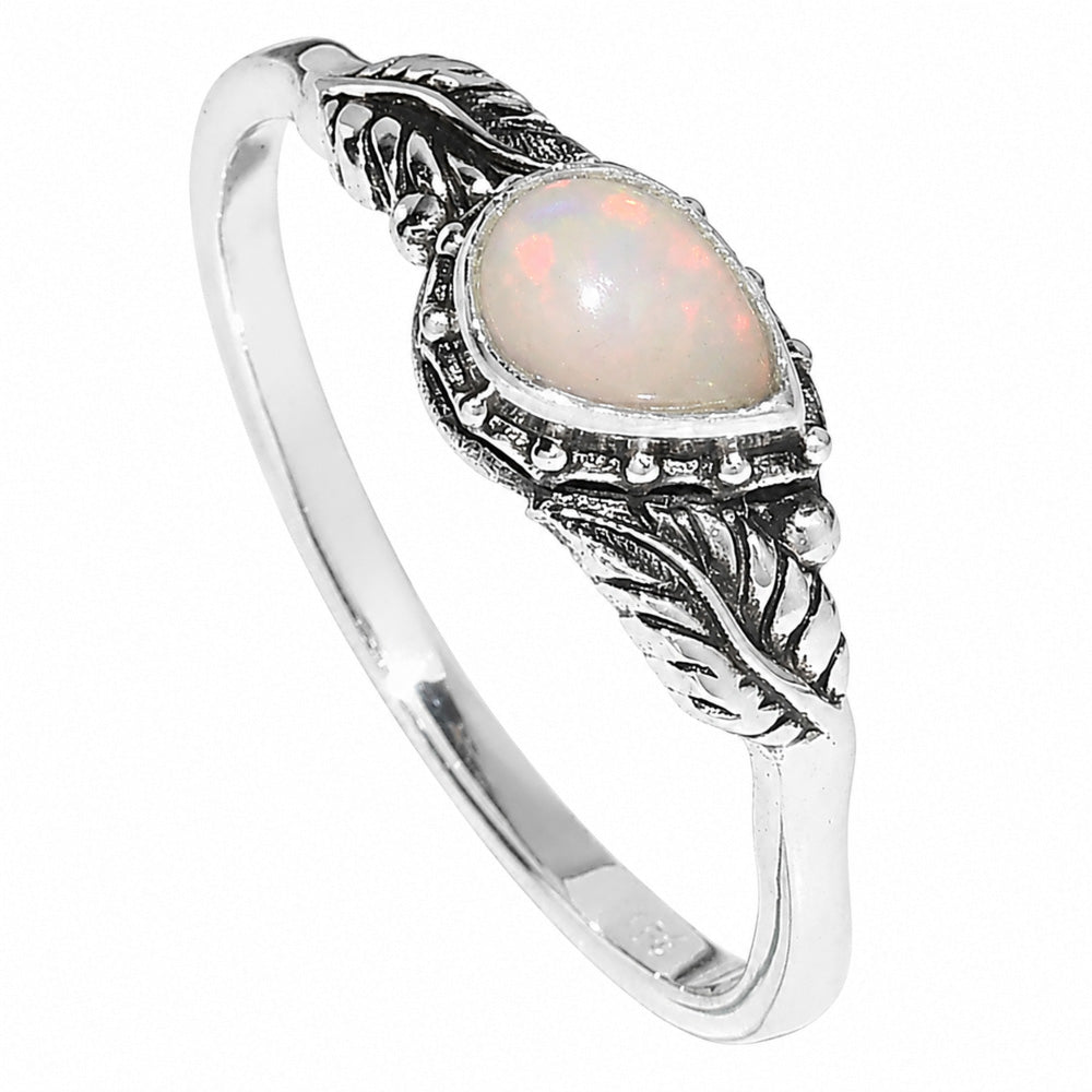 Leaf - Ethiopian Opal Ring size-8 R-1404 SDR254668