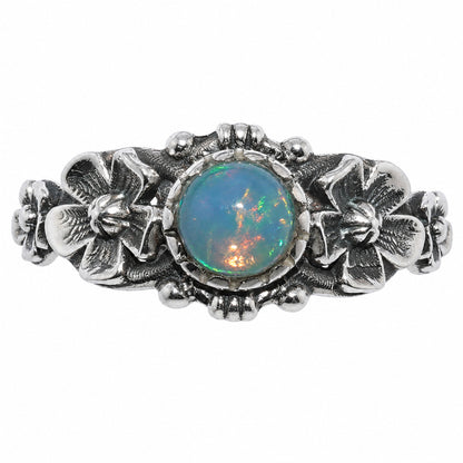 Floral - Ethiopian Opal Ring size-5 R-1292 SDR254720