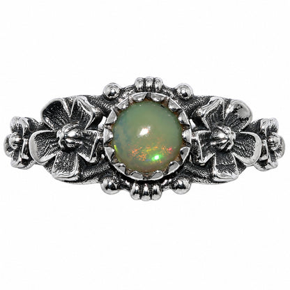 Floral - Ethiopian Opal Ring size-7 R-1292 SDR254727