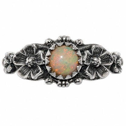 Floral - Ethiopian Opal Ring size-8 R-1292 SDR254729