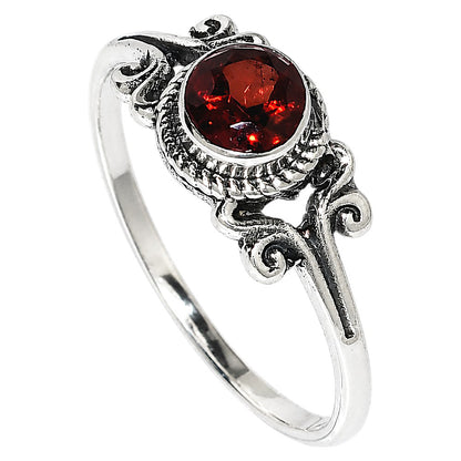 Hessonite Garnet Ring size-5 R-1358 SDR254771