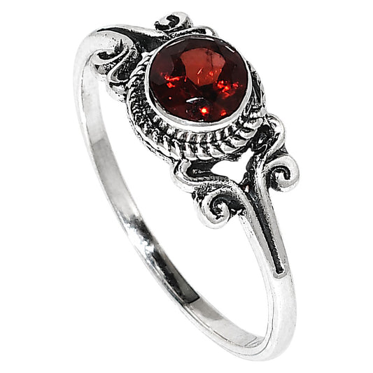 Hessonite Garnet Ring size-6 R-1358 SDR254776
