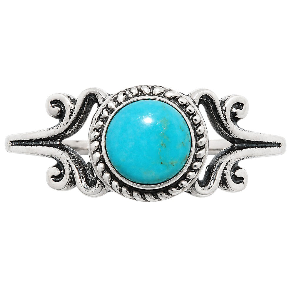 Sleeping Beauty turquoise Ring size-5 R-1358 SDR254807