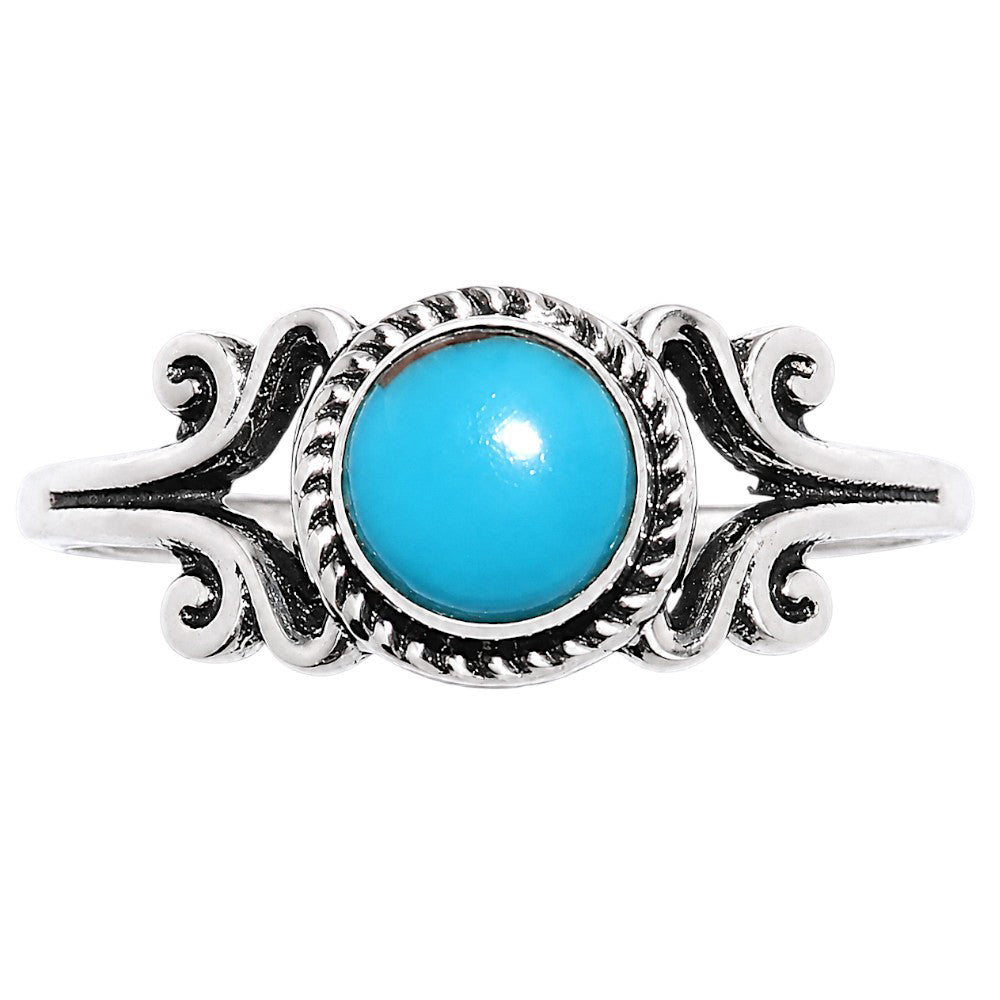 Sleeping Beauty turquoise Ring size-6 R-1358 SDR254812
