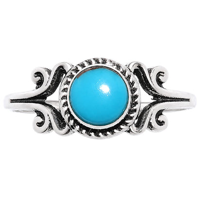 Sleeping Beauty turquoise Ring size-6 R-1358 SDR254812