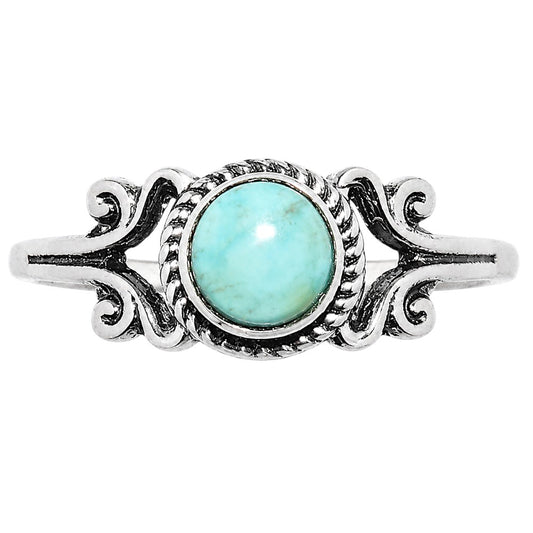 Sleeping Beauty turquoise Ring size-7 R-1358 SDR254813