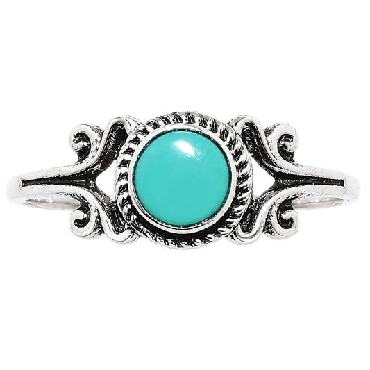 Sleeping Beauty turquoise Ring size-7 R-1358 SDR254815