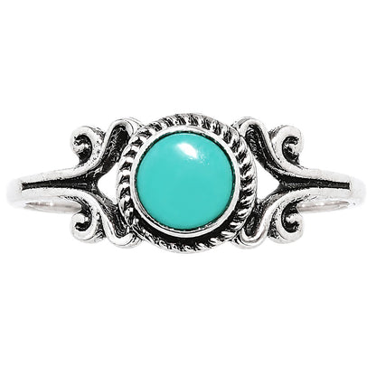 Sleeping Beauty turquoise Ring size-7 R-1358 SDR254815
