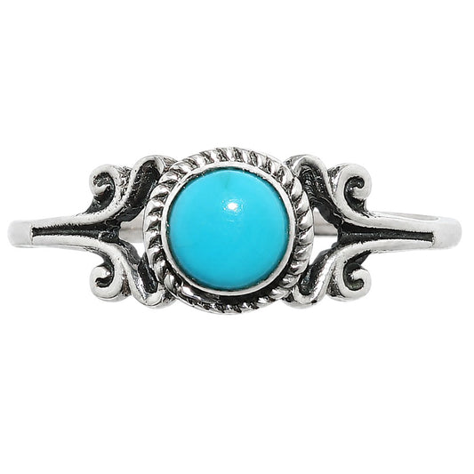Sleeping Beauty turquoise Ring size-8 R-1358 SDR254817