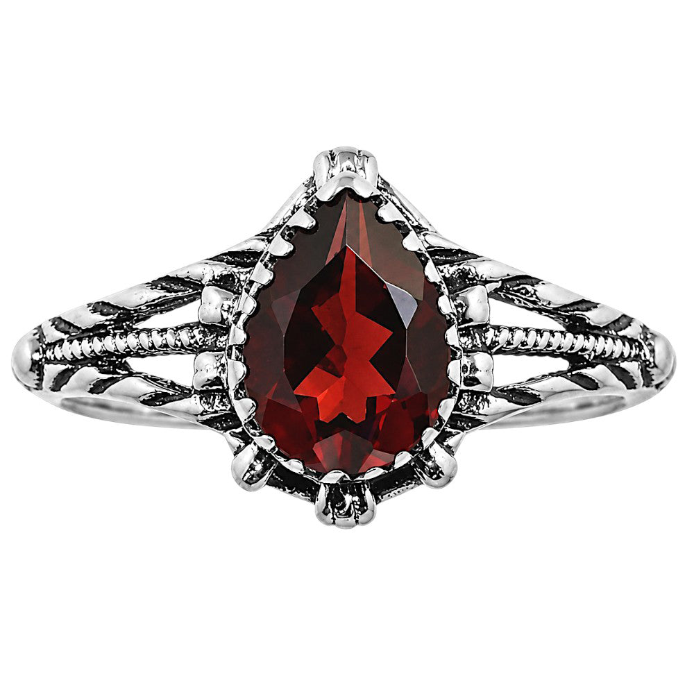 Hessonite Garnet Ring size-5 R-1345 SDR254845