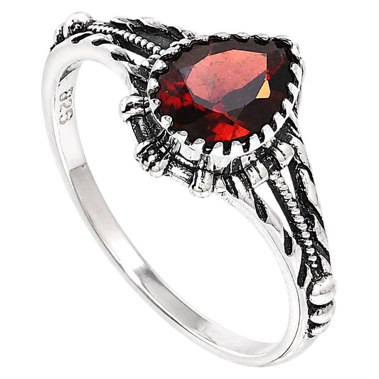 Hessonite Garnet Ring size-8 R-1345 SDR254853