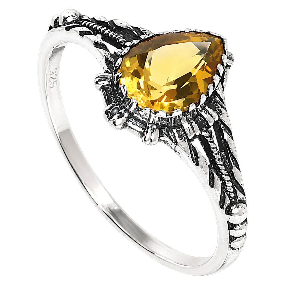 Citrine Ring size-7 R-1345 SDR254861