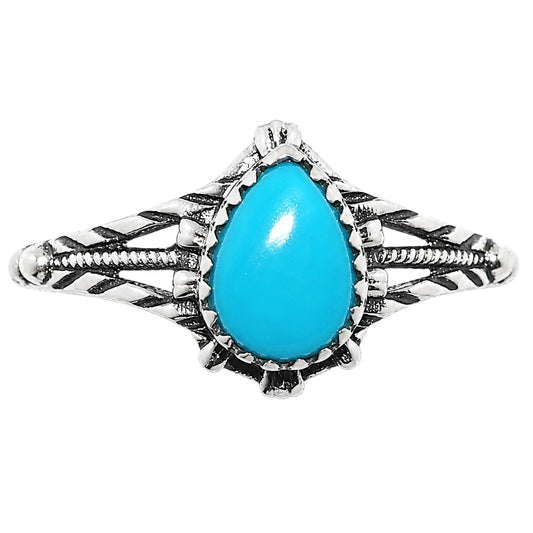 Sleeping Beauty turquoise Ring size-5 R-1345 SDR254866