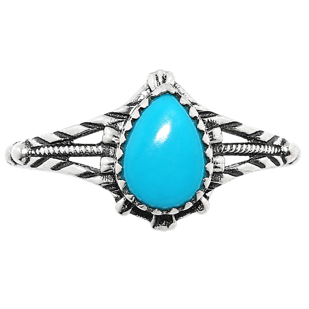 Sleeping Beauty turquoise Ring size-5 R-1345 SDR254866