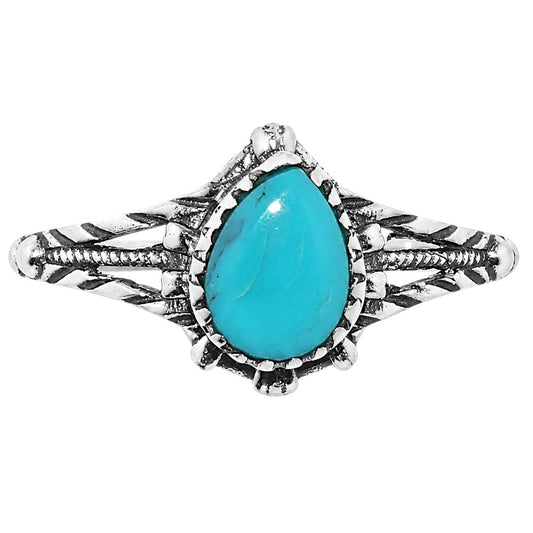 Sleeping Beauty turquoise Ring size-6 R-1345 SDR254870