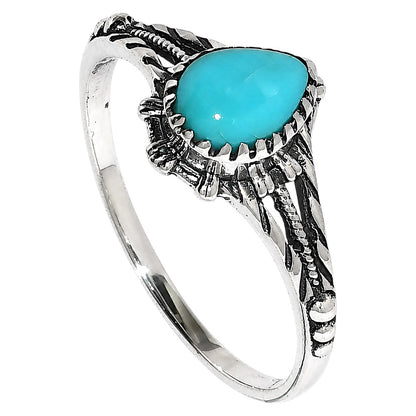 Sleeping Beauty turquoise Ring size-7 R-1345 SDR254871
