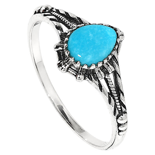 Sleeping Beauty turquoise Ring size-8 R-1345 SDR254875