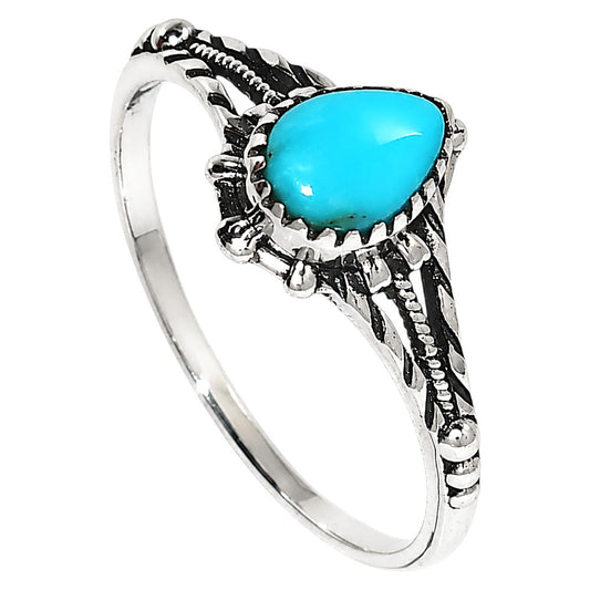 Sleeping Beauty turquoise Ring size-8 R-1345 SDR254876