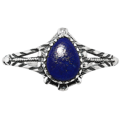 Lapis Lazuli Ring size-5 R-1345 SDR254878