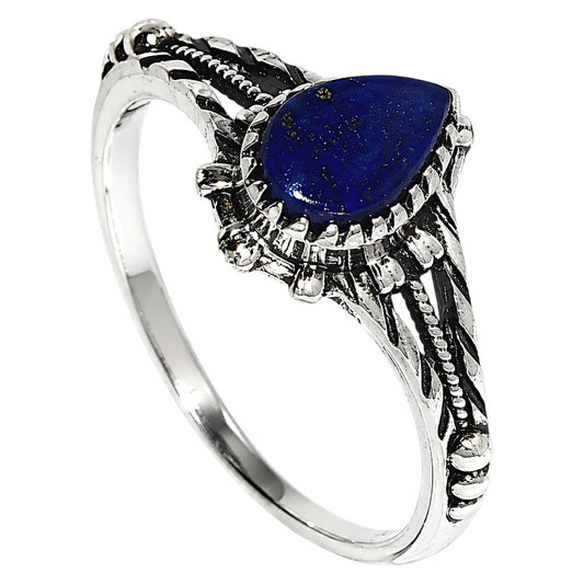 Lapis Lazuli Ring size-7 R-1345 SDR254884