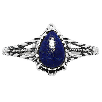Lapis Lazuli Ring size-7 R-1345 SDR254885