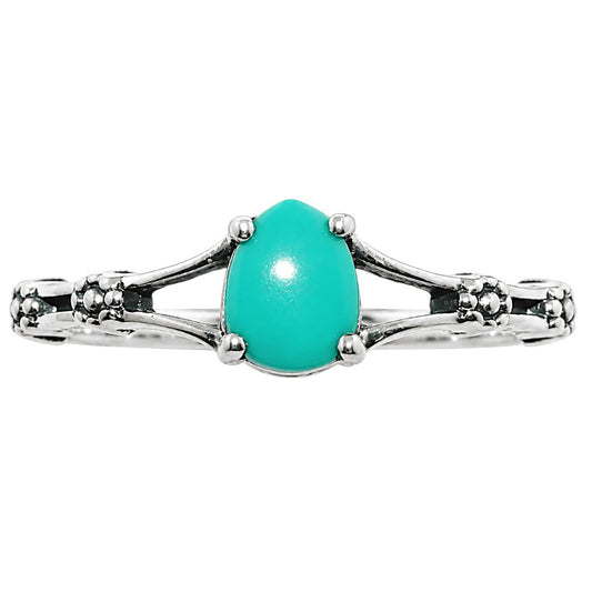 Floral - Sleeping Beauty turquoise Ring size-8 R-1720 SDR254933