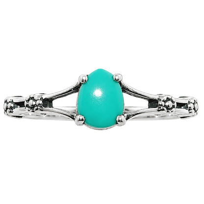 Floral - Sleeping Beauty turquoise Ring size-8 R-1720 SDR254933