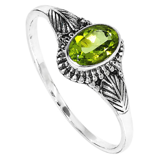 Peridot Ring size-5 R-1404 SDR254948